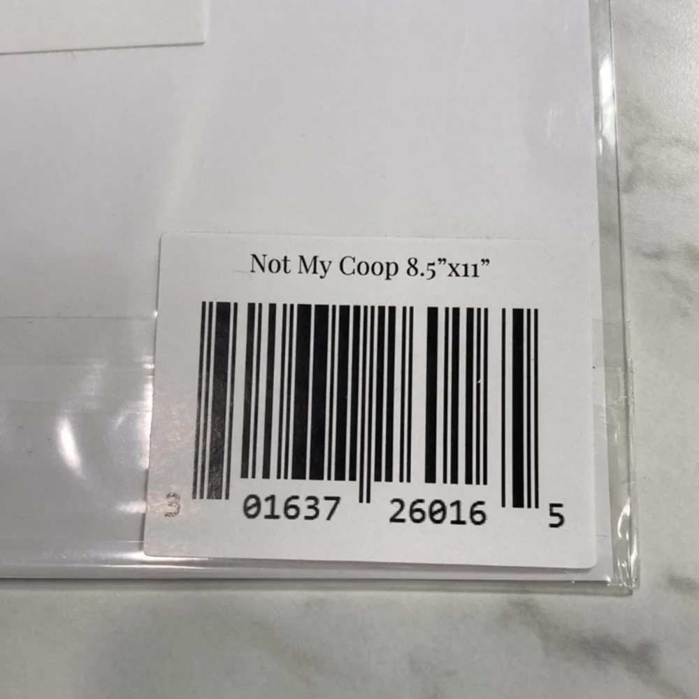 Magnolia Design Co Not My Coop Silkscreen Transfer NEW